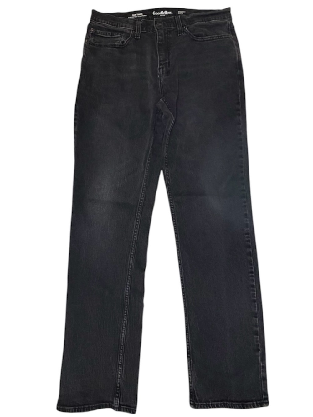 Goodfellow & Co Men’s 34x34 Straight Fit Black Wash Denim Jeans